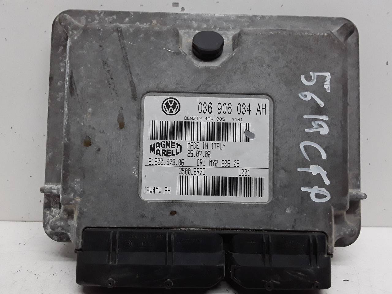 NISSAN Fiesta 4 generation (1996-2002) Engine Control Unit ECU 036906034AH 19115875