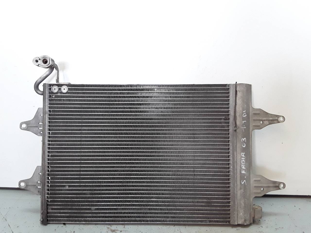 SKODA Fabia 6Y (1999-2007) Air Con Radiator 6Q0820411J 19005681