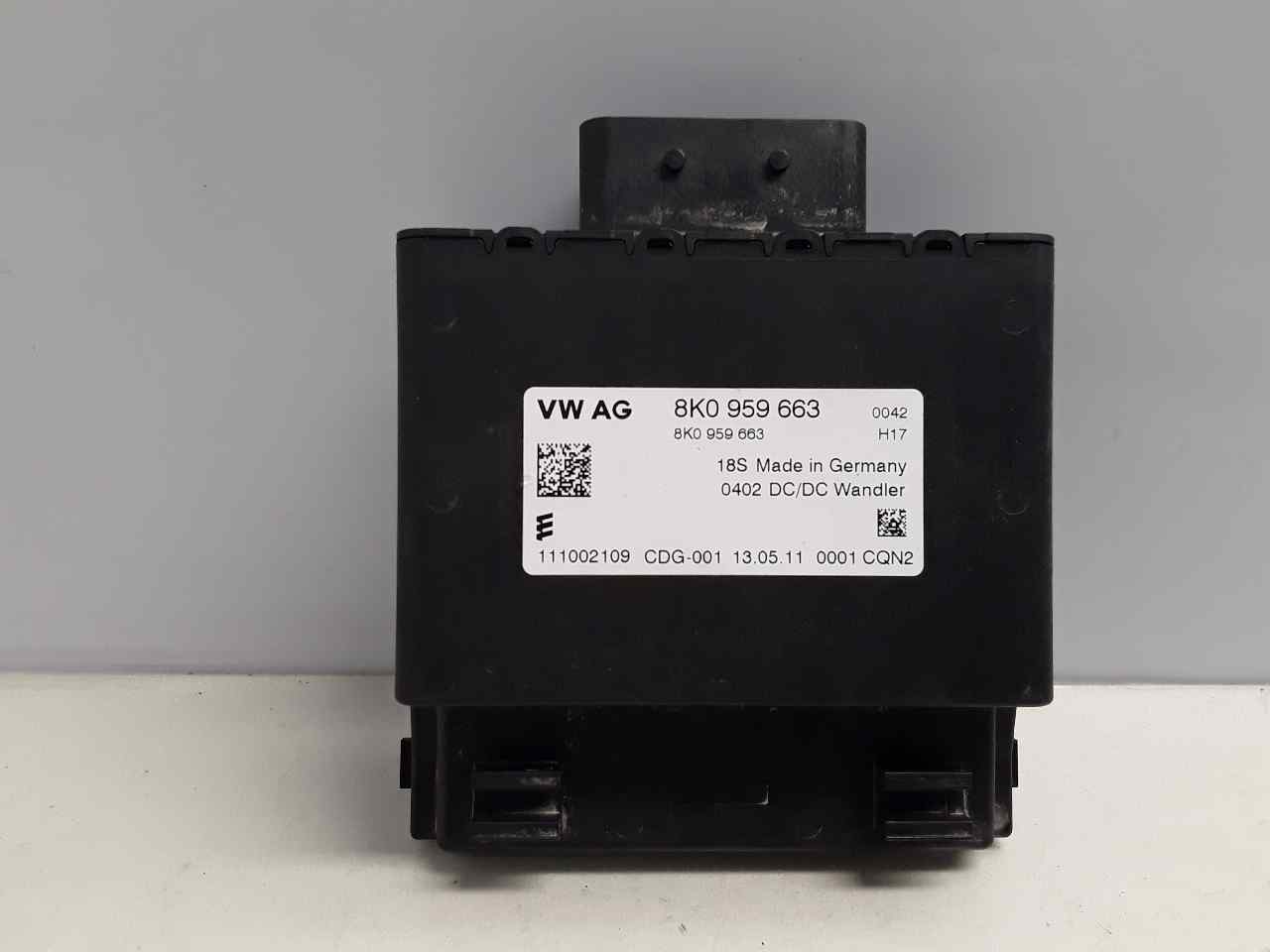 AUDI A3 8P (2003-2013) Other Control Units 8K0959663 25625812