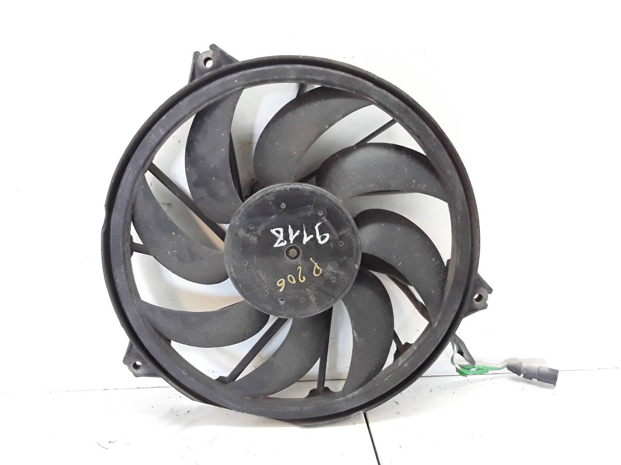 PEUGEOT 206 1 generation (1998-2009) Diffuser Fan 9643386780 19020225