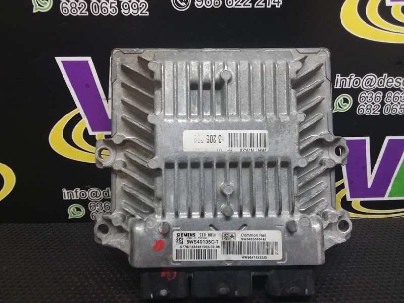 FIAT C3 1 generation (2002-2010) Motorkontrollenhet ECU 5WS40135CT 18882316