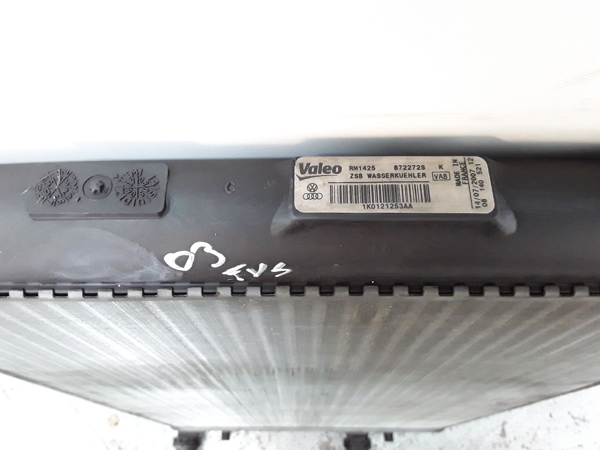 OPEL Toledo 3 generation (2004-2010) Air Con radiator 1K0121253AA 18994356