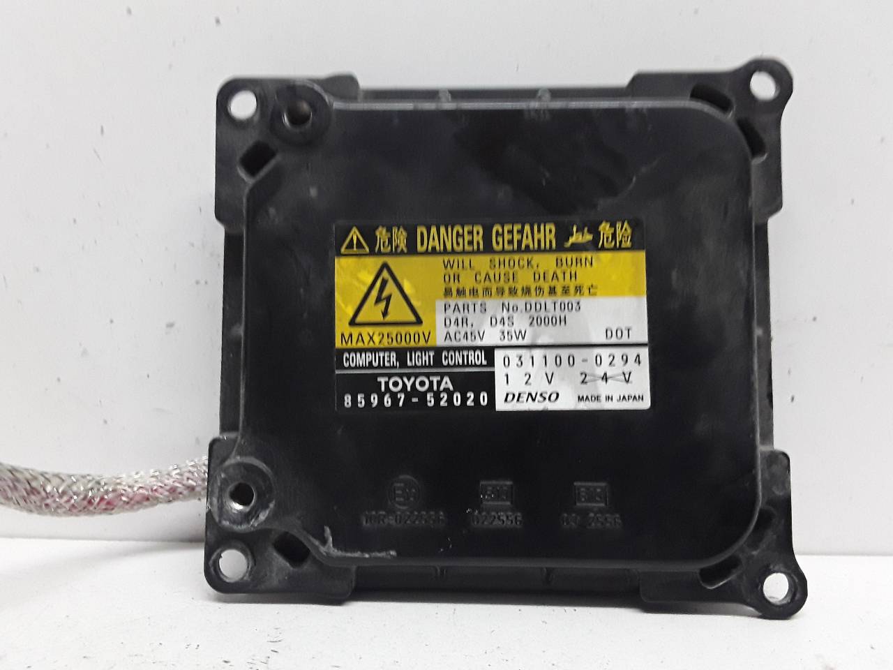 TOYOTA Auris 2 generation (2012-2015) Xenon-lámpa vezérlőegysége 8596752020 19137849