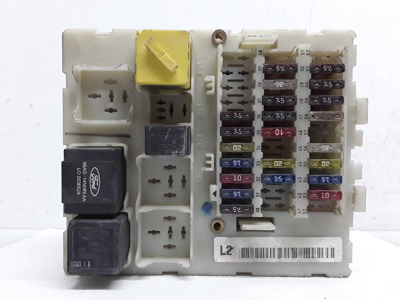 PEUGEOT Focus 1 generation (1998-2010) Fuse Box 98AG14A073AH 19030229