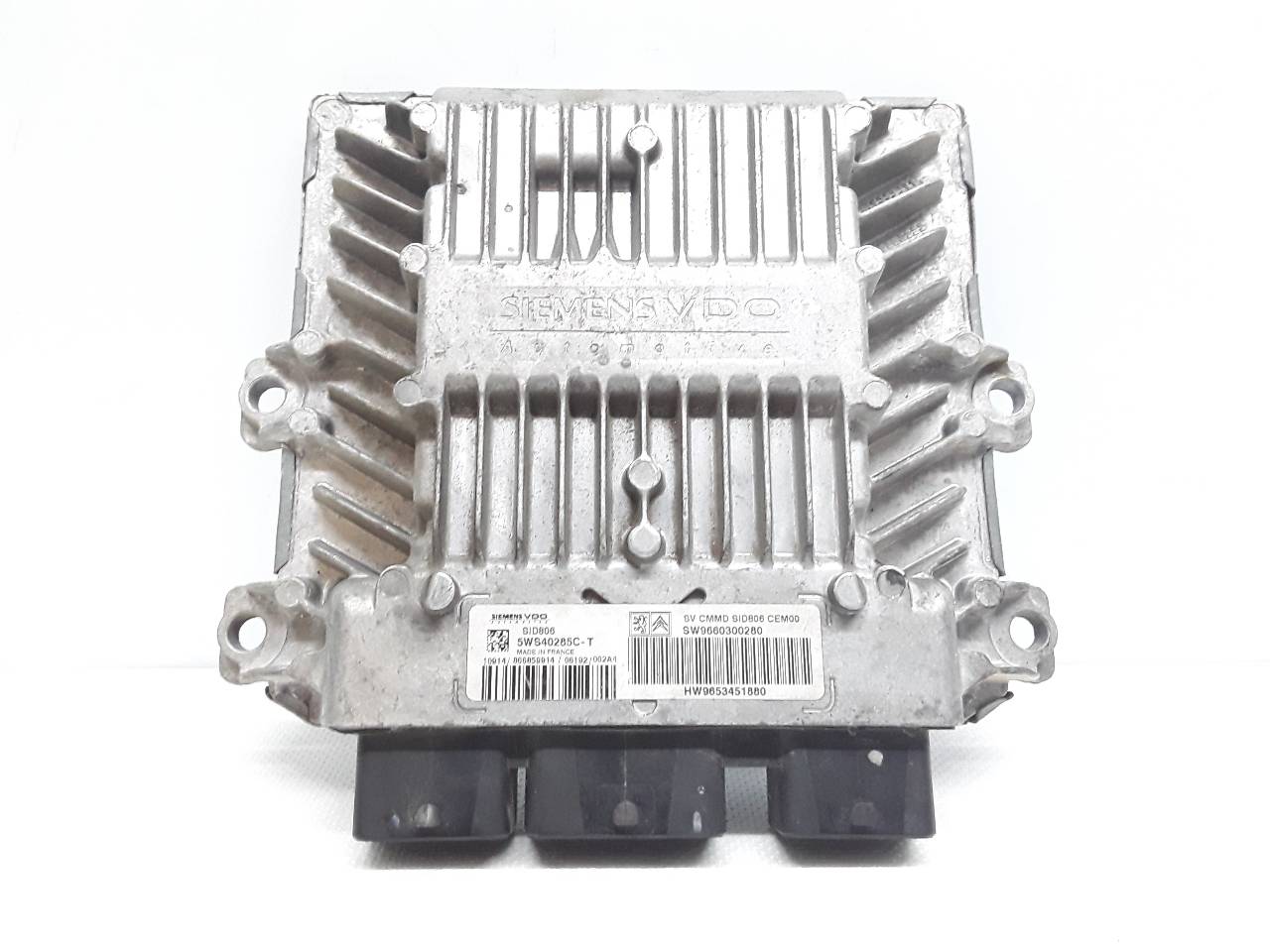 CITROËN C3 1 generation (2002-2010) Motorkontrollenhet ECU HW9653451880 18999259