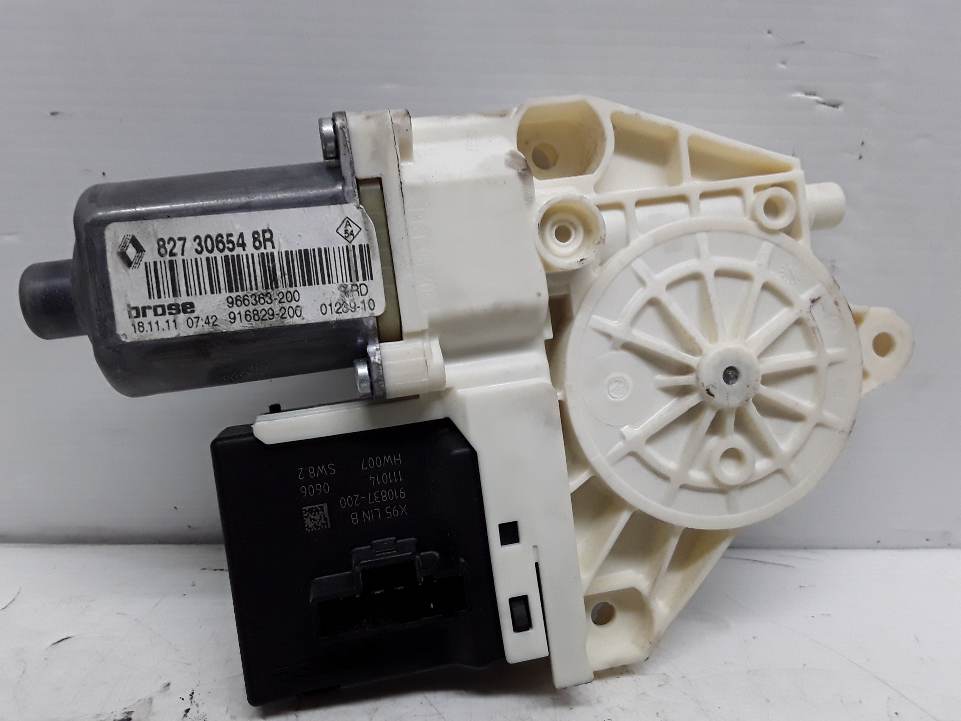 RENAULT Megane 3 generation (2008-2020) Rear Right Door Window Control Motor 910837200 18955392