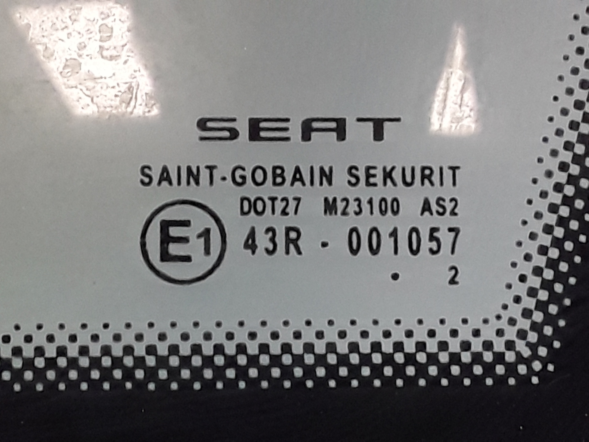 SEAT Altea 1 generation (2004-2013) Αριστερό μπροστινό παράθυρο E143R001057 25622008