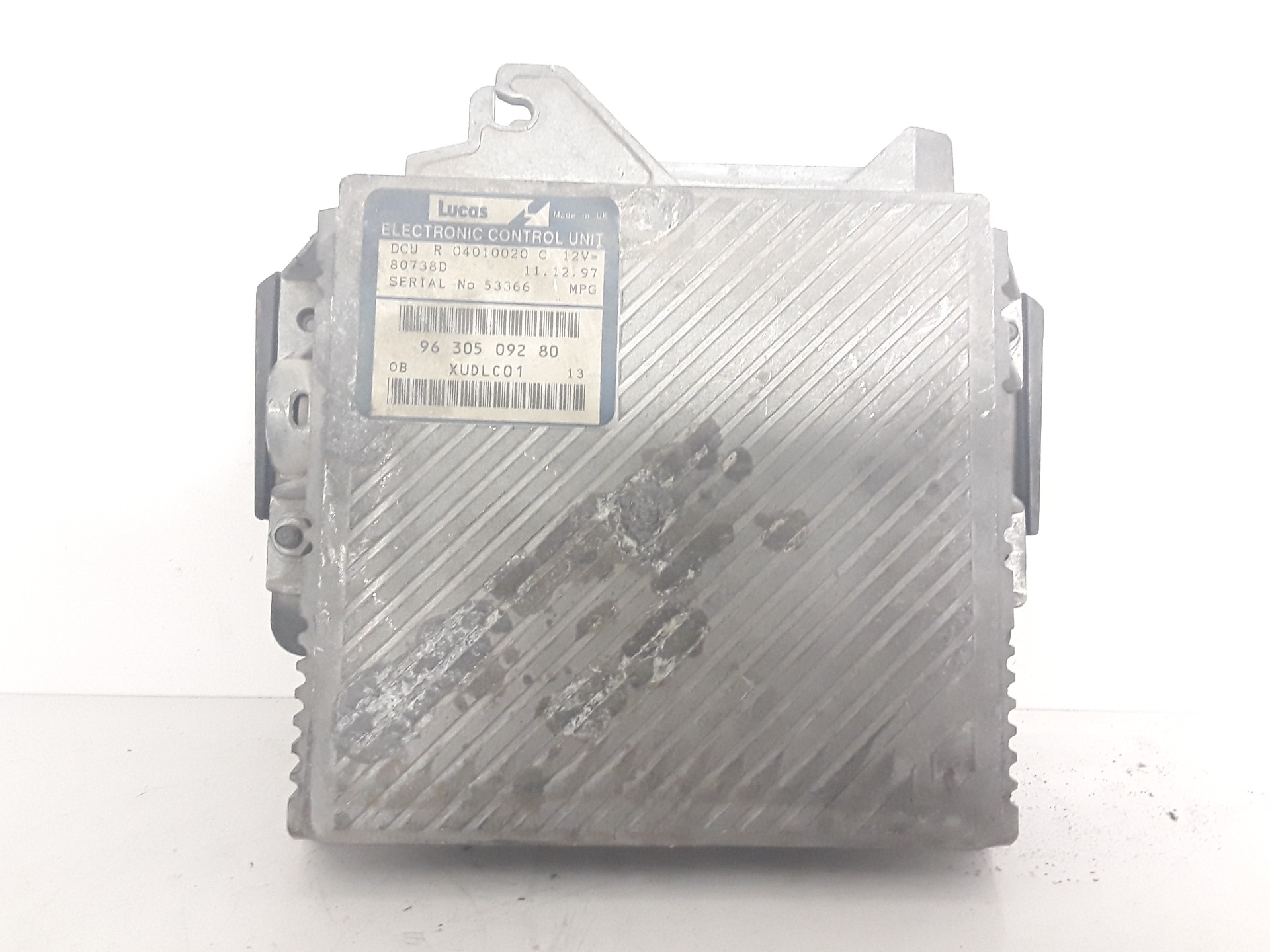 CITROËN Xantia X1 (1993-1998) Engine Control Unit ECU 9630509280 19059210