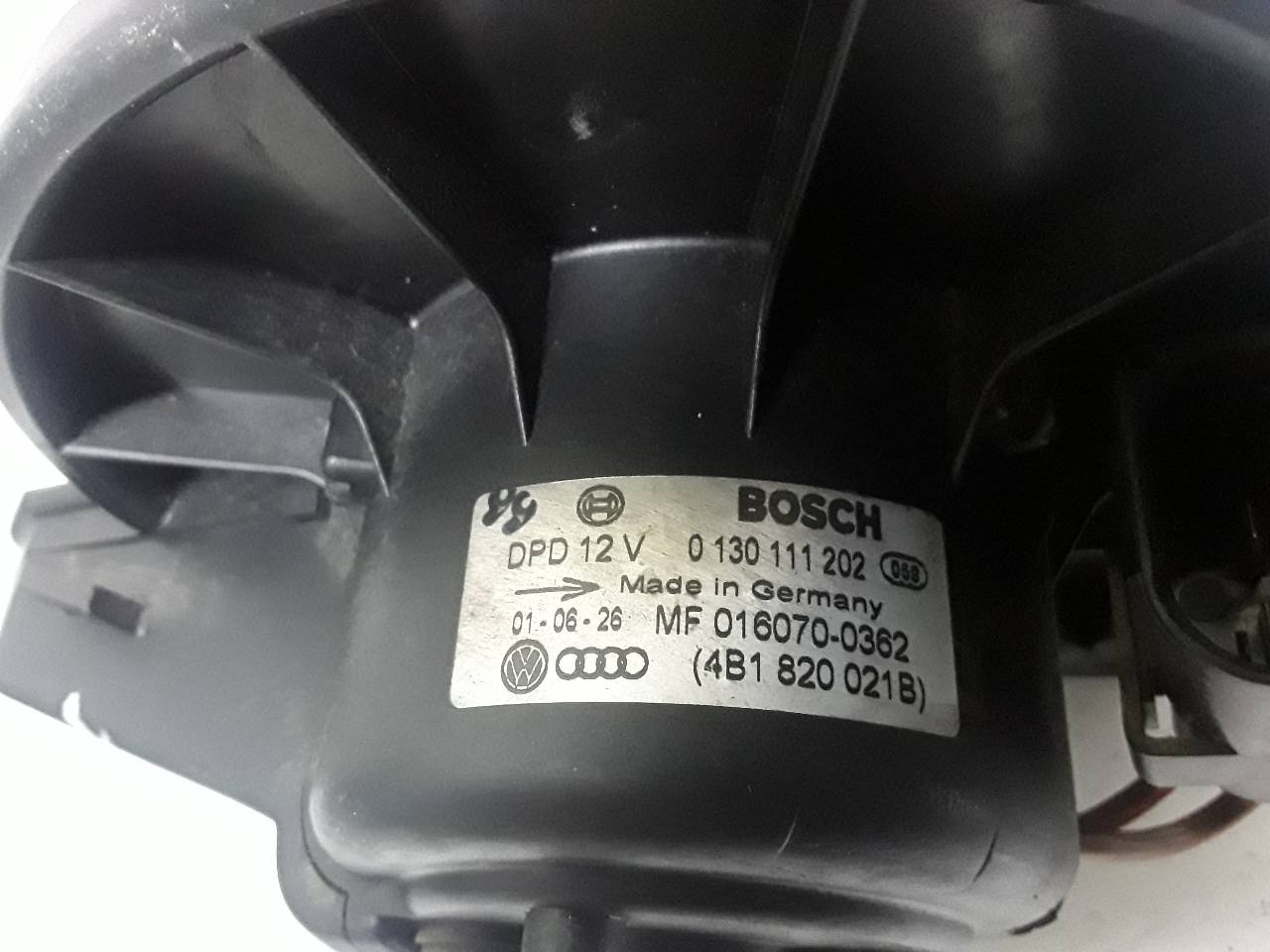 AUDI A3 8L (1996-2003) Fűtésventilátor 0130111202 19108324