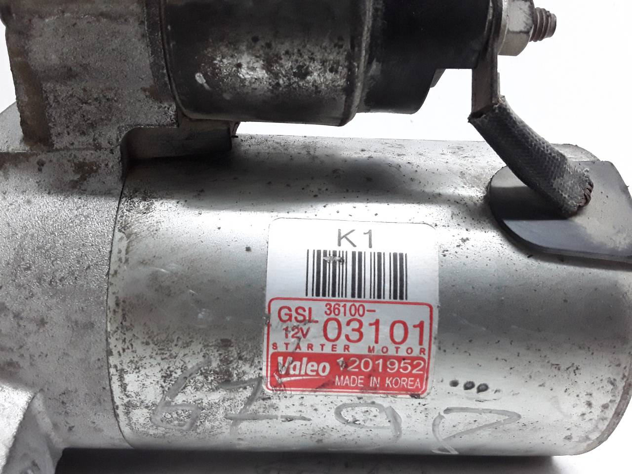 KIA Rio 3 generation (2011-2017) Startmotor 3610003101 19081371