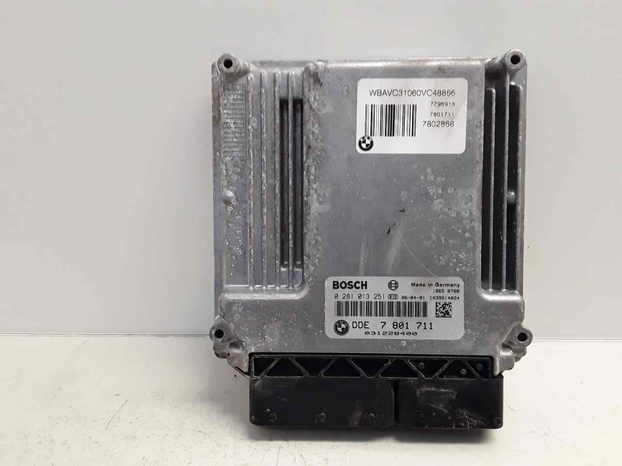 BMW 3 Series E90/E91/E92/E93 (2004-2013) Motorkontrolenhed ECU 0281013251 25297714