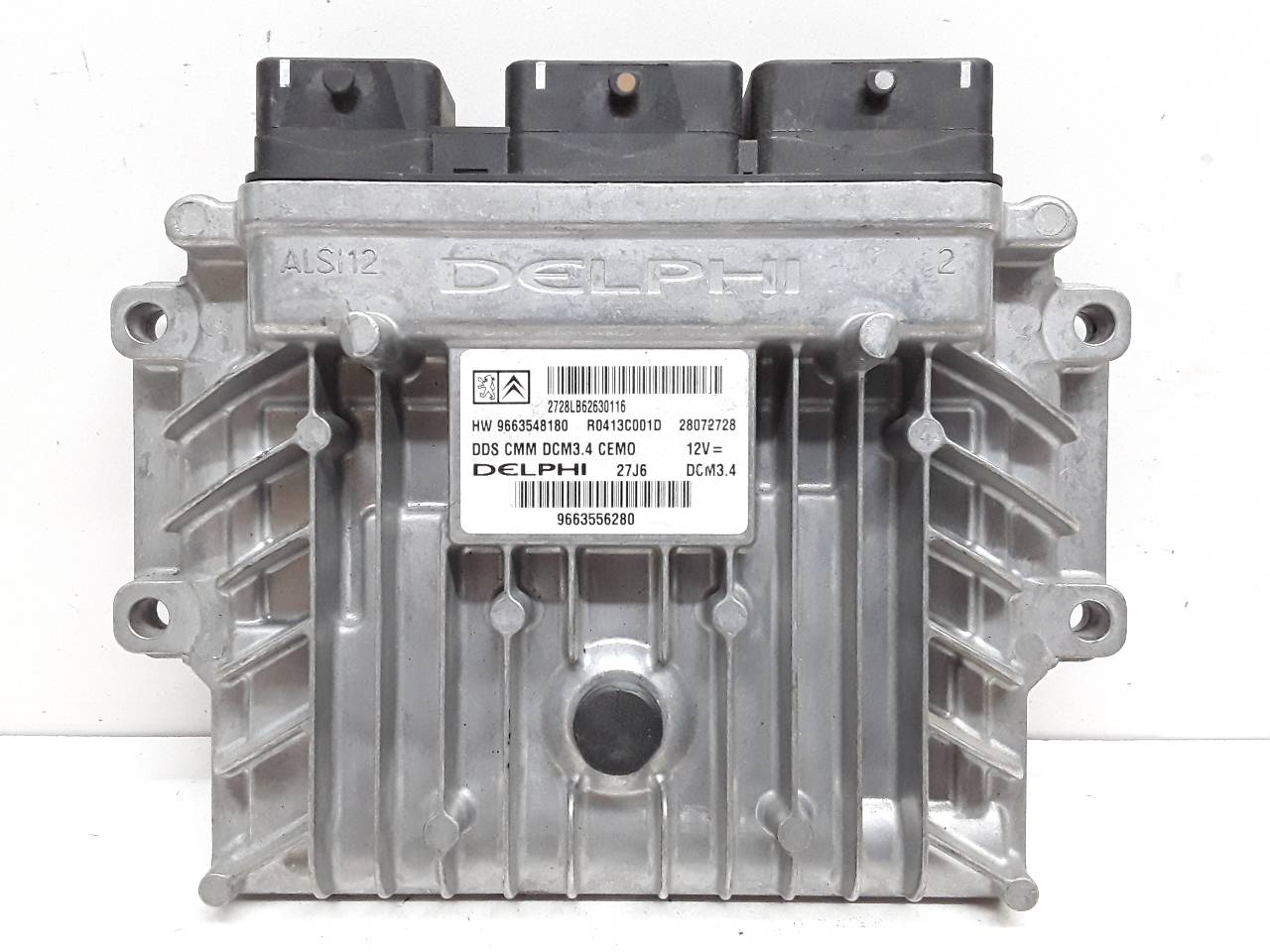 PEUGEOT 407 1 generation (2004-2010) Блок керування двигуном ECU 9663548180 19049700